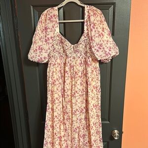 Floral Pink Dress